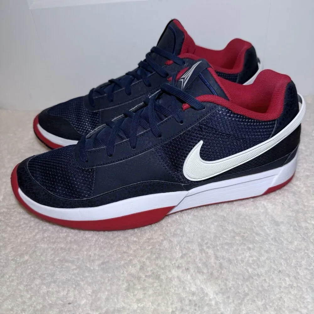 Nike Ja 1 USA Men’s Size 15 Midnight Navy FQ4796 403 Basketball Shoes